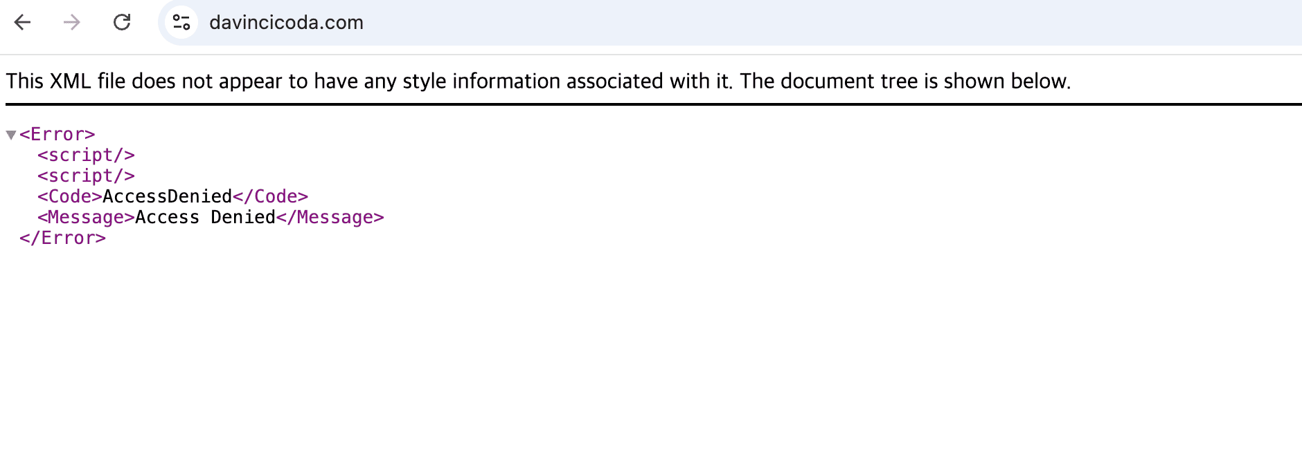 Access Denied